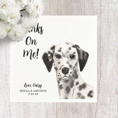 Serviette En Papier Chien Mariage Cocktail serviettes