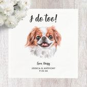 Serviette En Papier Chien Mariage Cocktail serviettes