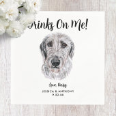 Serviette En Papier Chien Mariage Cocktail serviettes