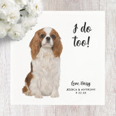 Serviette En Papier Chien Mariage Cocktail serviettes
