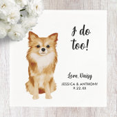 Serviette En Papier Chien Mariage Cocktail serviettes