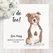 Serviette En Papier Chien Mariage Cocktail serviettes