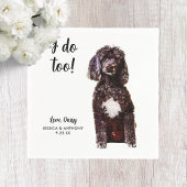 Serviette En Papier Chien Mariage Cocktail serviettes