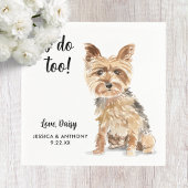 Serviette En Papier Chien Mariage Cocktail serviettes