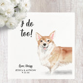 Serviette En Papier Chien Mariage Cocktail serviettes
