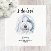 Serviette En Papier Chien Mariage Cocktail serviettes