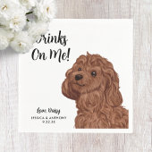 Serviette En Papier Chien Mariage Cocktail serviettes