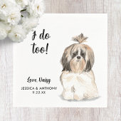 Serviette En Papier Chien Mariage Cocktail serviettes