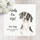 Serviette En Papier Chien Mariage Cocktail serviettes