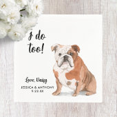 Serviette En Papier Chien Mariage Cocktail serviettes