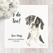 Serviette En Papier Chien Mariage Cocktail serviettes