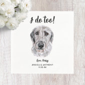 Serviette En Papier Chien Mariage Cocktail serviettes