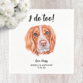Serviette En Papier Chien Mariage Cocktail serviettes