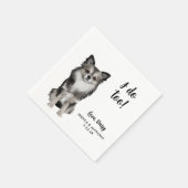 Serviette En Papier Chien Mariage Cocktail serviettes (Coin)