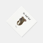 Serviette En Papier Chien Mariage Cocktail serviettes (Coin)