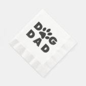 Serviette En Papier Chien papa classique (Coin)