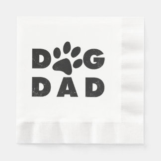 Serviette En Papier Chien papa classique