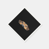 Serviette En Papier Chien Peekaboo (Coin)