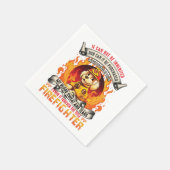 Serviette En Papier Chien pompier (Coin)