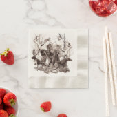 Serviette En Papier Chiens de chasse, Chiens d'armes, Saison de chasse (En situation)