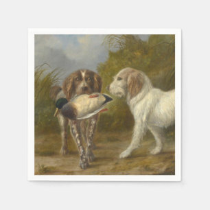Serviette En Papier Chiens de chasse (par Carlo Ademollo)