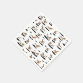 Serviette En Papier Chiens de chien de chien de chien de chien mignonn (Coin)