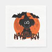 Serviette En Papier Chiens de t-shirt Halloween (Devant)