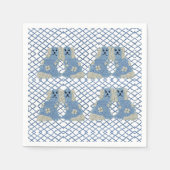 Serviette En Papier Chiens du Staffordshire de Blue Ginger Jars (Devant)