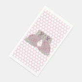 Serviette En Papier Chiens du Staffordshire rose Magnolia (Coin)