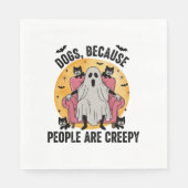 Serviette En Papier Chiens Parce Que Les Gens Sont Déplaisants (Devant)