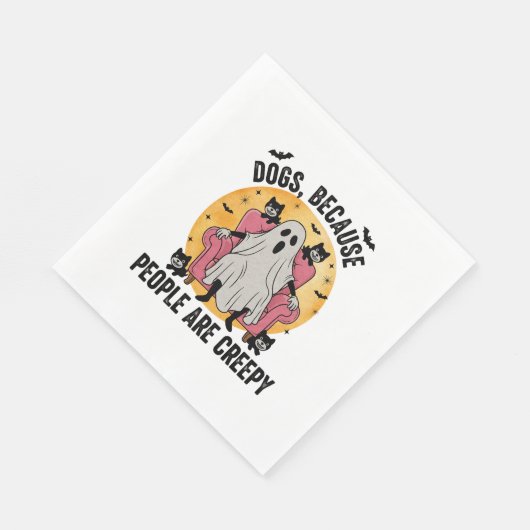 Serviette En Papier Chiens Parce Que Les Gens Sont Déplaisants (Coin)