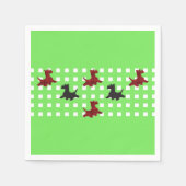 Serviette En Papier Chiens Scottie (Devant)