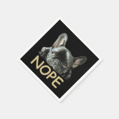 Serviette En Papier Chiffre de taureau français | Cadeaux Frenchie Nop (Coin)