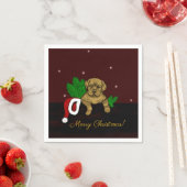 Serviette En Papier Chiffre XMas (En situation)