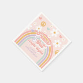Serviette En Papier Chiffres simples Peace Out 10e anniversaire (Coin)