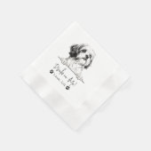 Serviette En Papier Chih Tzu Chien Personnalisé Boissons Personnalisée (Coin)