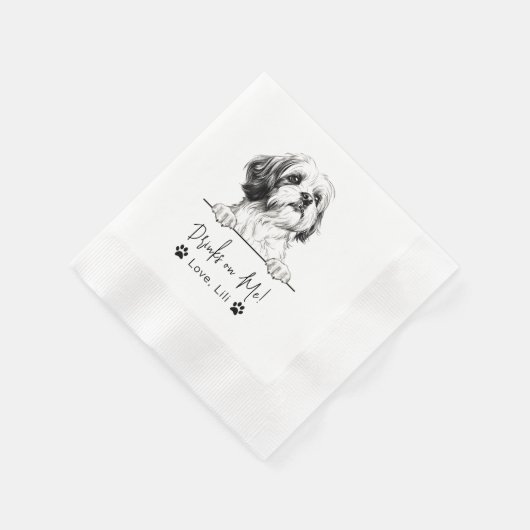 Serviette En Papier Chih Tzu Chien Personnalisé Boissons Personnalisée (Coin)