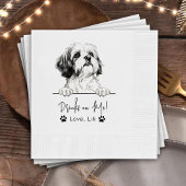 Serviette En Papier Chih Tzu Chien Personnalisé Boissons Personnalisée