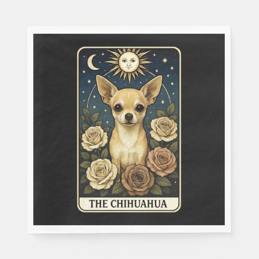 Serviette En Papier Chihuahua (Devant)