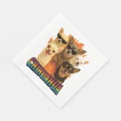 Serviette En Papier Chihuahua (Coin)