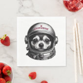 Serviette En Papier Chihuahua (En situation)