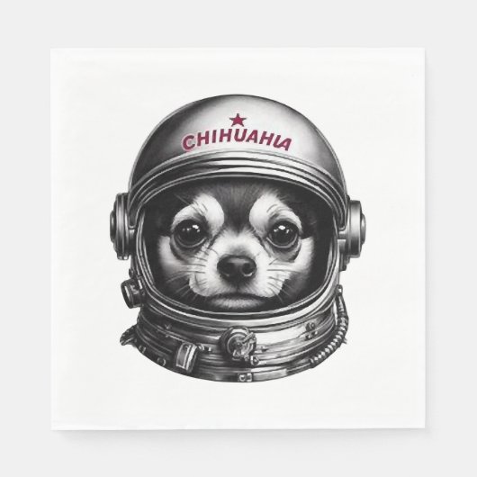 Serviette En Papier Chihuahua (Devant)