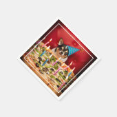 Serviette En Papier Chihuahua Anniversaire Pizza Pie (Coin)