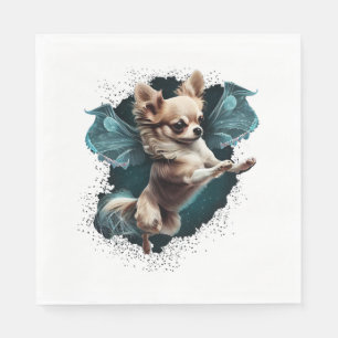 Serviette En Papier Chihuahua Ballerina Danse de ballet