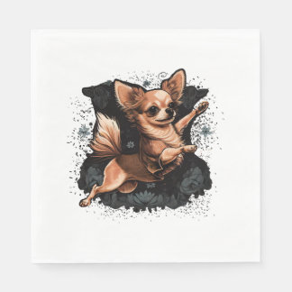 Serviette En Papier Chihuahua Ballerina Danse de ballet