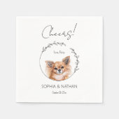 Serviette En Papier Chihuahua Chien Mariage Cocktail serviettes (Devant)