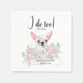 Serviette En Papier Chihuahua Chien Mariage Cocktail Serviettes (Devant)