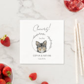 Serviette En Papier Chihuahua Chien Mariage Cocktail serviettes (En situation)