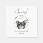 Serviette En Papier Chihuahua Chien Mariage Cocktail serviettes (Devant)