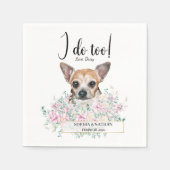 Serviette En Papier Chihuahua Chien Mariage Cocktail Serviettes (Devant)